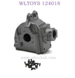 WLTOYS 124018 RC Car Upgrade parts Metal Gearbox titanium