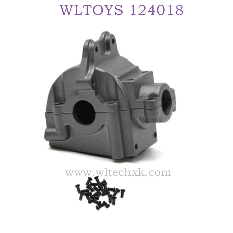 WLTOYS 124018 RC Car Upgrade parts Metal Gearbox titanium