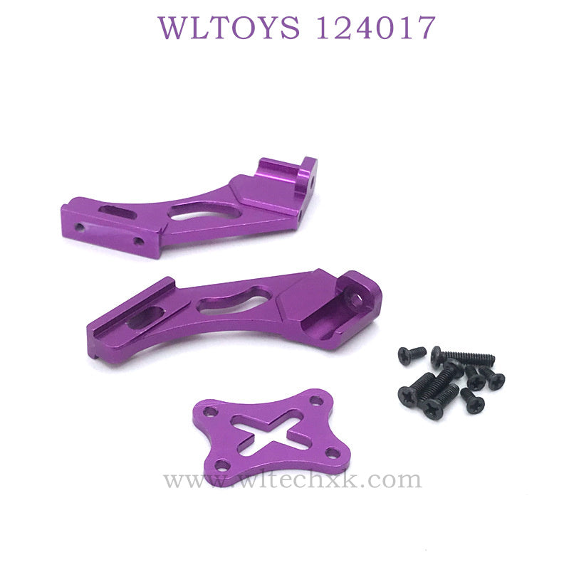 Upgrade Part of WLTOYS 124017 RC Car Tail Support Frame purple