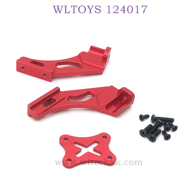Upgrade Part of WLTOYS 124017 RC Car Tail Support Frame red