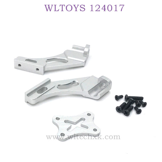 Upgrade Part of WLTOYS 124017 RC Car Tail Support Frame silver