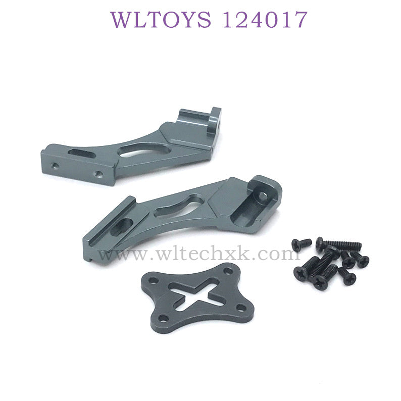 Upgrade Part of WLTOYS 124017 RC Car Tail Support Frame titanium