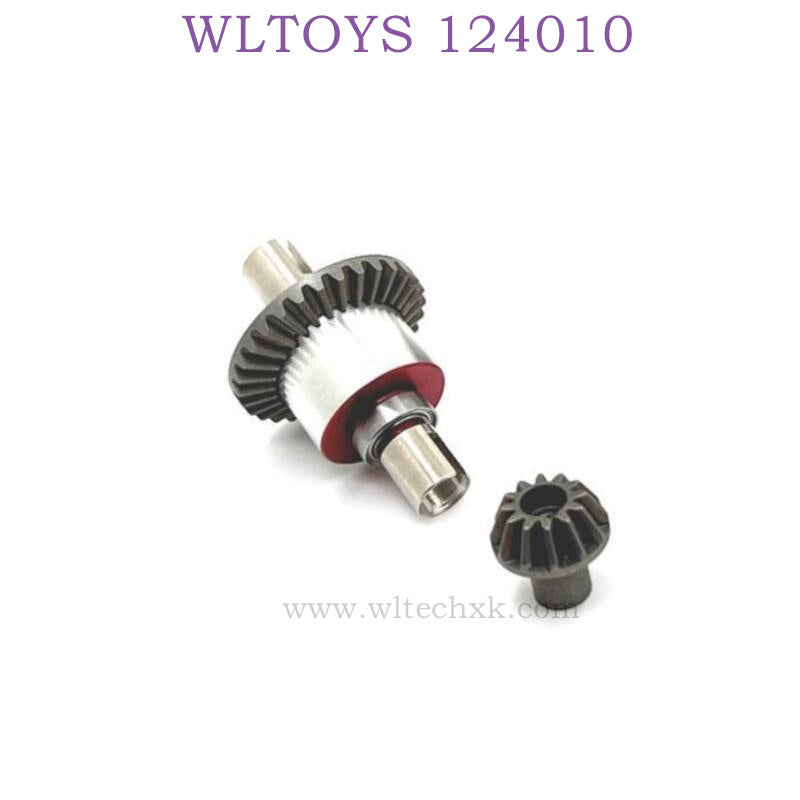 rc car differential gear WLTOYS 124010 Upgrade parts Metal Front and Rear Differential Gear kit – WLTech XK