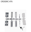 CROSSRC AT6 Parts Electroplated Lamp Cup + Lamp Piece CS-97400878-2