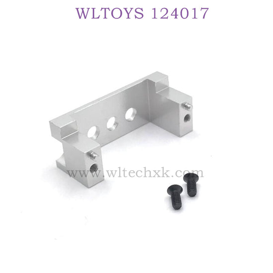 Upgrade Part of WLTOYS 124017 RC Car Servo Holder silver