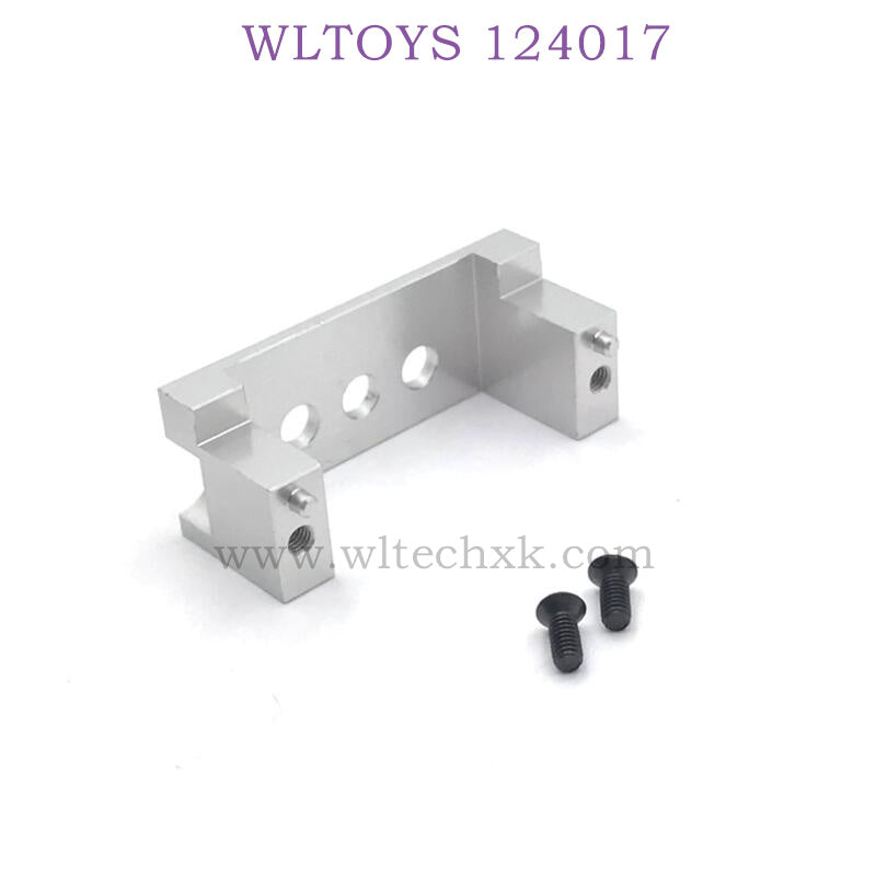 Upgrade Part of WLTOYS 124017 RC Car Servo Holder silver