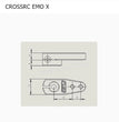 CROSSRC EMO X Parts 25T Standard Servo Arm Aluminum Alloy 7075 t6