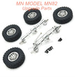 42-MN MODEL MN82 Upgrade Parts Front Rear Axle kit and Metal Wheel Assembly Silver