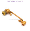  WLTOYS 124017 RC Car Upgrade Part Metal Steering Kit gold