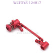 WLTOYS 124017 RC Car Upgrade Part Metal Steering Kit red