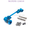 WLTOYS 124018 RC Car Upgrade parts Metal Steering Kit blue