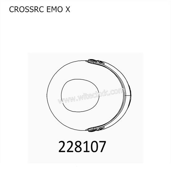 CROSSRC EMO X Parts Interior Kit (transparent) CS-97401185-2