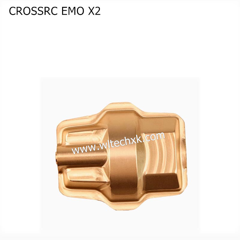 CROSSRC EMO X2 Parts Front and Rear Axle Upgrade Brass Metal Tie Rod Seat Shock Absorber Base-4