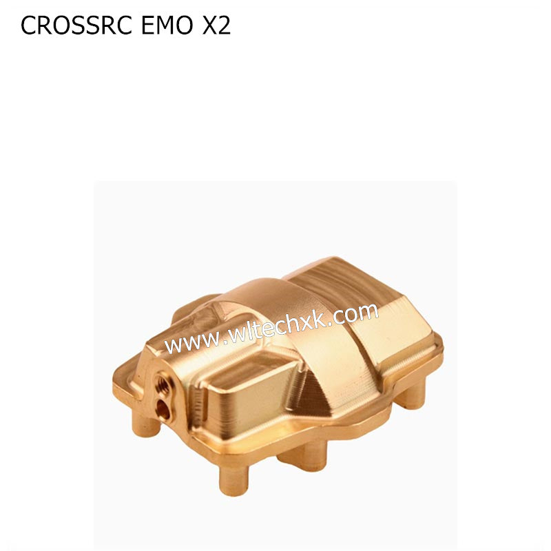 CROSSRC EMO X2 Parts Front and Rear Axle Upgrade Brass Metal Tie Rod Seat Shock Absorber Base