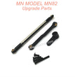 43-MN MODEL MN82 Upgrade Parts Steering Connect Rod and Servo Arm Black