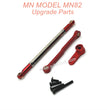 43-MN MODEL MN82 Upgrade Parts Steering Connect Rod and Servo Arm Red