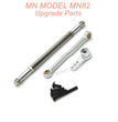43-MN MODEL MN82 Upgrade Parts Steering Connect Rod and Servo Arm Silver