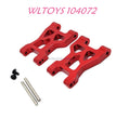 Upgrade part of WLTOYS 104072 Upgrade Parts Front Swing Arm 1/10 4WD 2.4Ghz 60km/h RC Car RTR red