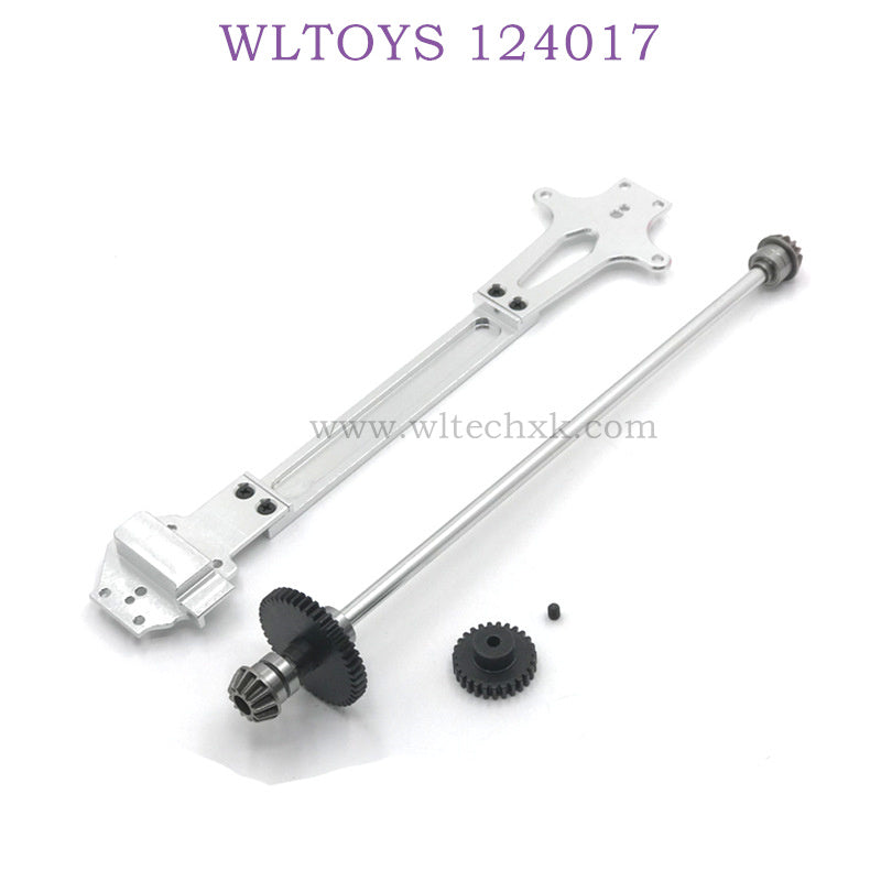 Upgrade Part of WLTOYS 124017 RC Car The second Plate silver