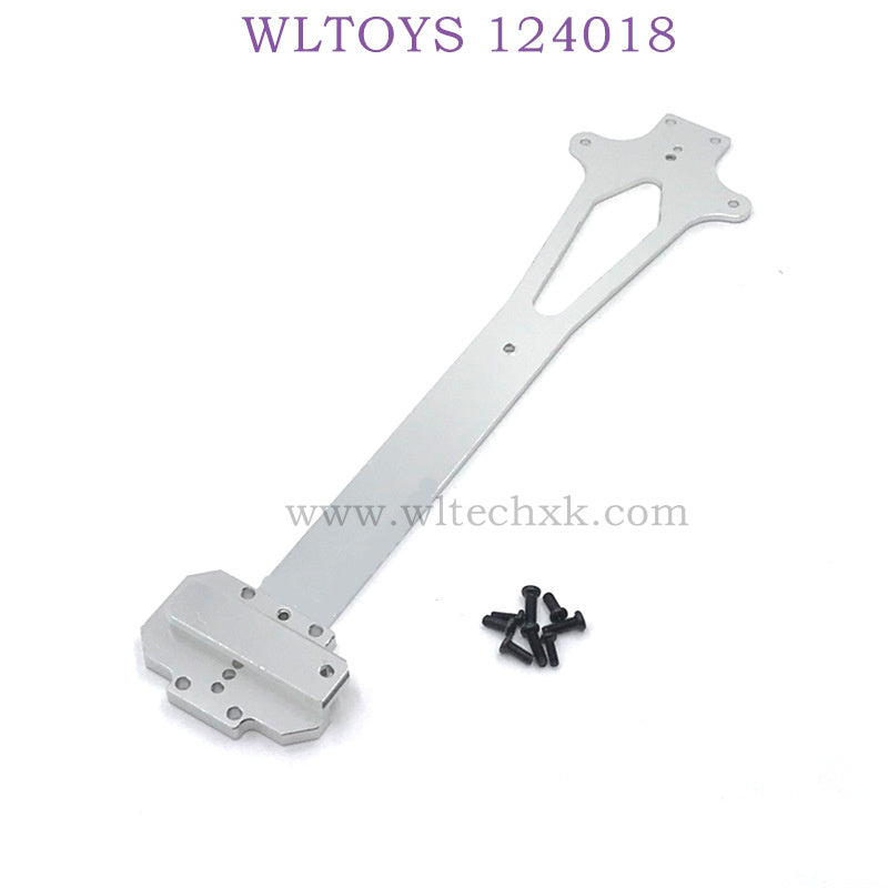 WLTOYS 124018 RC Car Upgrade Part The second Plate Old Version silver