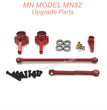 44-MN MODEL MN82 Upgrade Parts Steering Connect Rod and Steering Cups Red