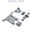 WLTOYS 124018 RC Car Upgrade Part Front Protect Frame Kit titanium
