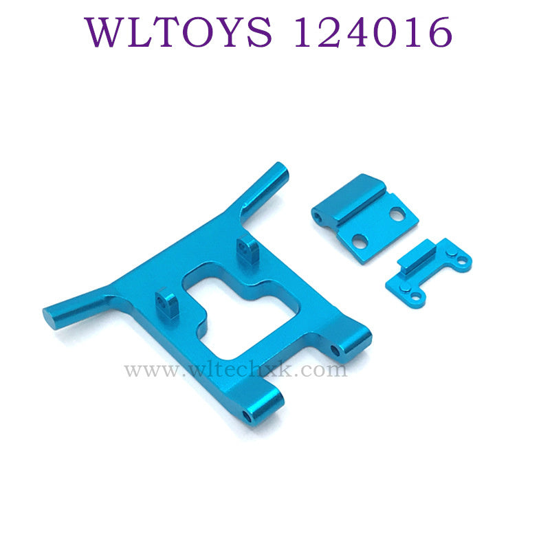 Upgrade parts of WLTOYS 124016 RC Car Front Protector blue