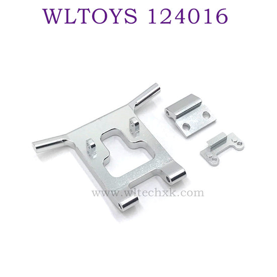 Upgrade parts of WLTOYS 124016 RC Car Front Protector silver