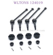 WLTOYS 124019 1/12 RC Car Upgrade CVD Bone Dog Shaft  black