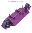 Upgrade Part of WLTOYS 124017 RC Car Bottom Body Kit purple