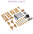 WLTOYS 124017 RC Car Upgrade Parts List gold