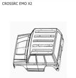CROSSRC EMO X2 Parts Transparent Car Shell Parts Set CS-97401168-1