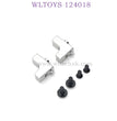 Upgrade Part of WLTOYS 124018 RC Car Servo Fixing Seat silver