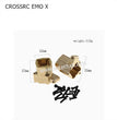 CROSSRC EMO X Parts Upgrade Brass Accessories Rear Axle Cup Rear C Seat-1