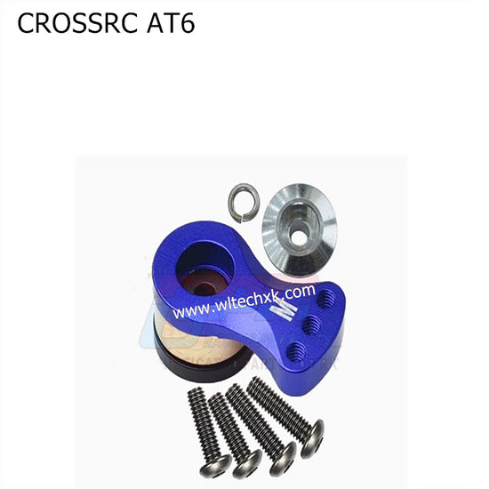 CROSSRC AT6 Parts Aluminum Alloy Adjustable Strength 25T Servo Arm (unloading design) M Type BLUE