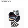 CROSSRC AT6 Parts Aluminum Alloy Adjustable Strength 25T Servo Arm (unloading design) M Type BLACK