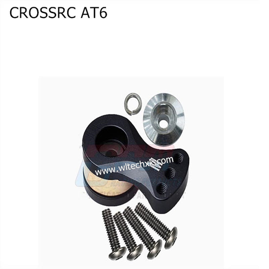 CROSSRC AT6 Parts Aluminum Alloy Adjustable Strength 25T Servo Arm (unloading design) M Type BLACK