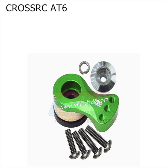 CROSSRC AT6 Parts Aluminum Alloy Adjustable Strength 25T Servo Arm (unloading design) M Type GREEN