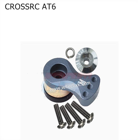 CROSSRC AT6 Parts Aluminum Alloy Adjustable Strength 25T Servo Arm (unloading design) M Type GRAY