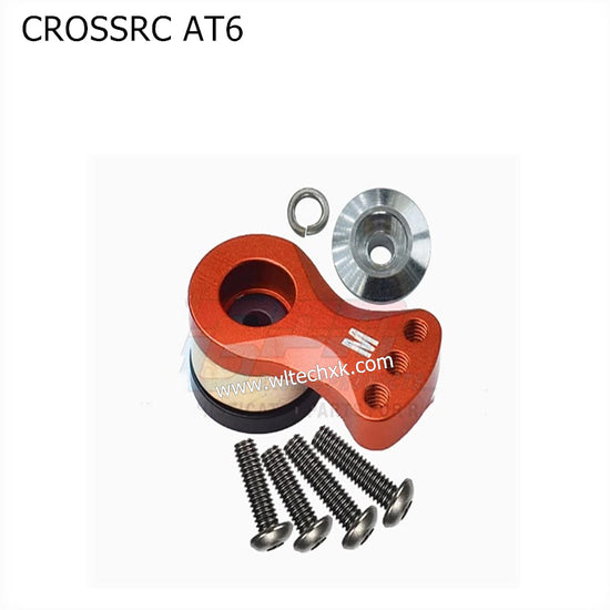 CROSSRC AT6 Parts Aluminum Alloy Adjustable Strength 25T Servo Arm (unloading design) M Type ORANGE