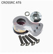CROSSRC AT6 Parts Aluminum Alloy Adjustable Strength 25T Servo Arm (unloading design) M Type SILVER