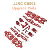 5-JJRC C8805 Upgrade Parts Alloy Kit Red