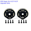 MJX Hyper Go H12Y H12Y+ Upgrade Parts Brass Electrophoresis Rear Axle Cup Counterweight Gear Cover-2