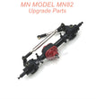 5-MN MODEL MN82 LC79 MN78 RC CAR Upgrade Parts Front Axle Assembly Black