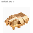 CROSSRC EMO X Parts Front and Rear Axle Bridge Cover Upgrade Brass Metal Bridge Cover-2