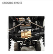 CROSSRC EMO X Parts Front and Rear Axle Bridge Cover Upgrade Brass Metal Bridge Cover-4