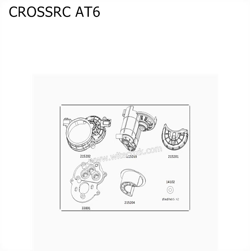 CROSSRC AT6 Parts Transmission Housing CS-97400846-2