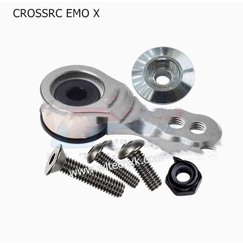 CROSSRC EMO X Parts Aluminum Alloy Spring Unloading 25T Servo Arm (Small) SILVER
