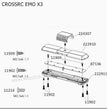 CROSSRC EMO X3 Parts Engineering Warning Top Light CS-97401193