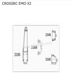 CROSSRC EMO X2 Parts Wading Hose CS-97401148-1